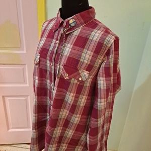 Wrangler Wrancher XL 🦪pearl button shirt